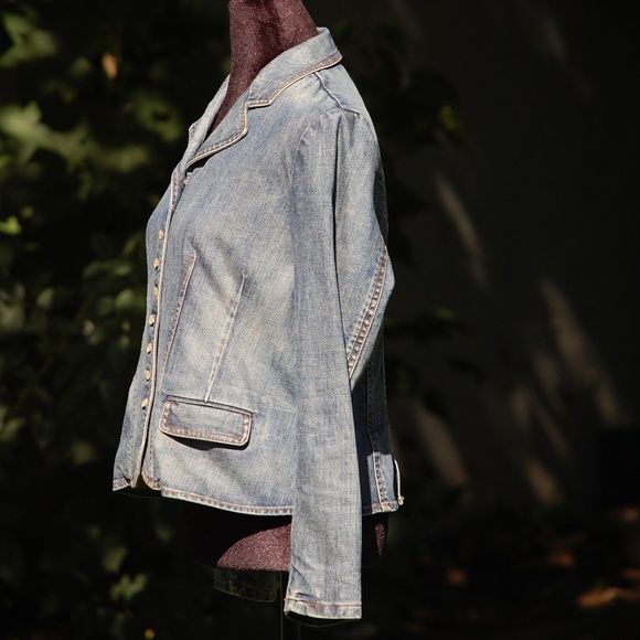 Lauren Jeans Petite Denim Jacket - Picture 4 of 7